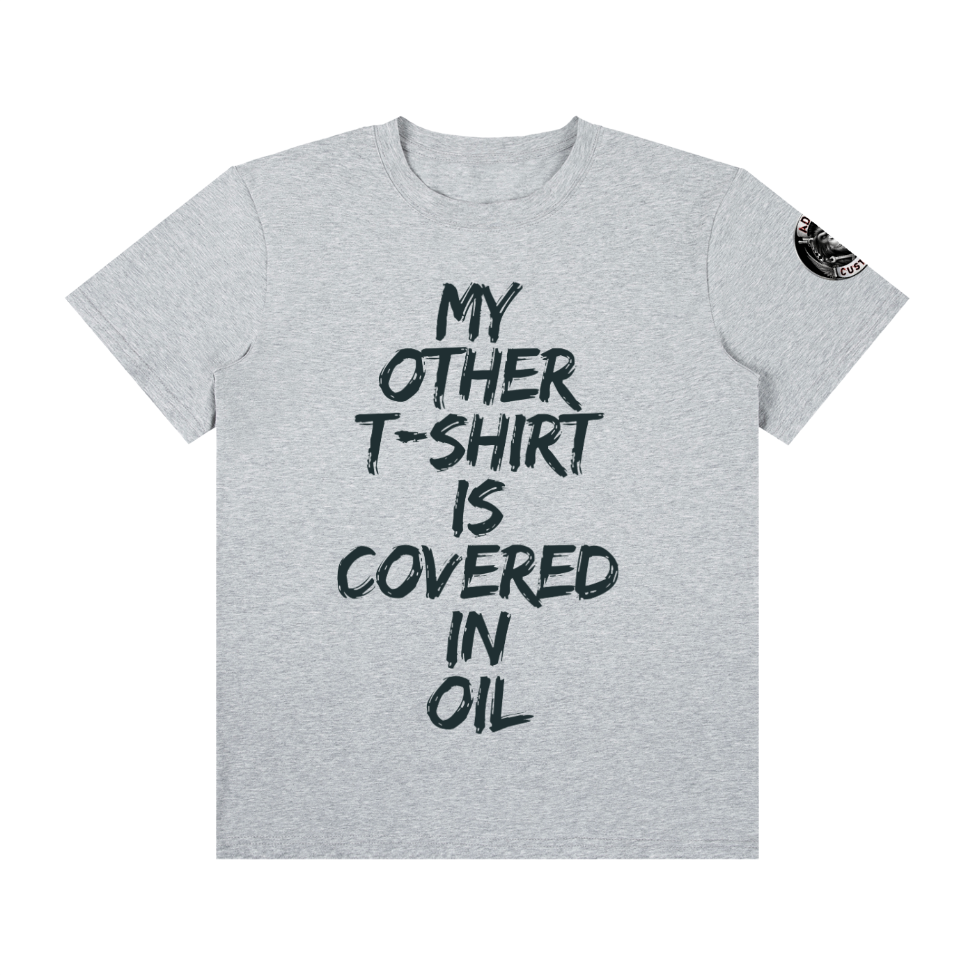 OIL ON MY OTHER T-SHIRT Unisex Classic Crew Neck Cotton T-Shirt