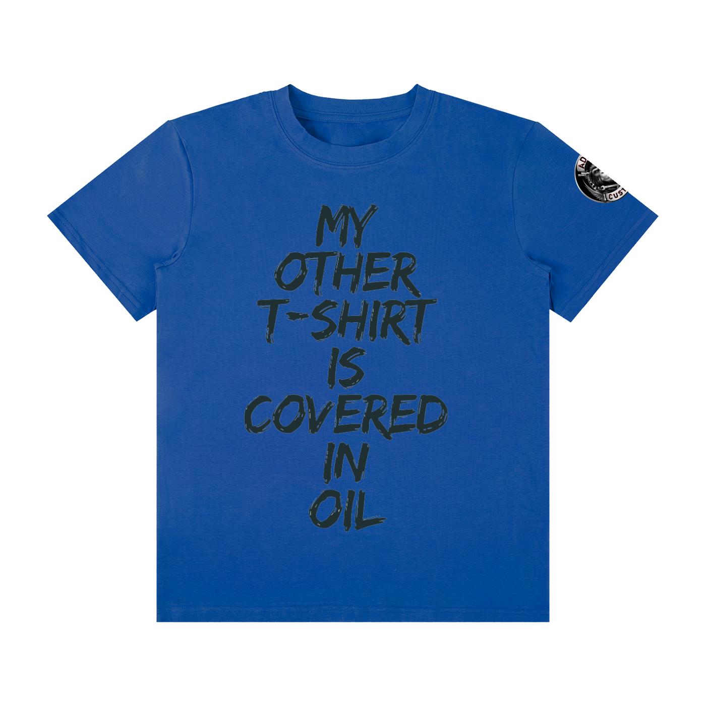 OIL ON MY OTHER T-SHIRT Unisex Classic Crew Neck Cotton T-Shirt
