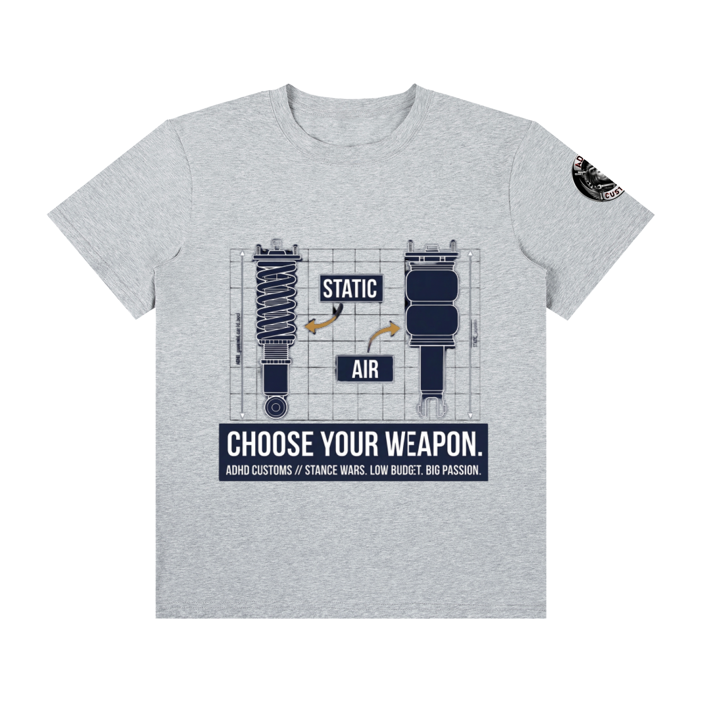 STANCE WARS Unisex Classic Crew Neck Cotton T-Shirt