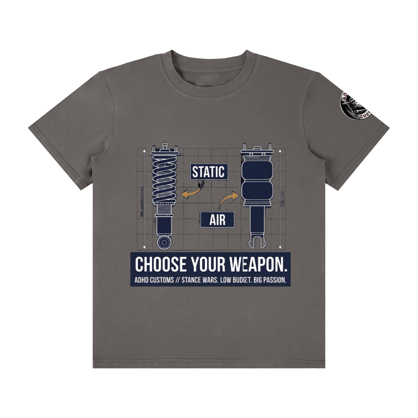 STANCE WARS Unisex Classic Crew Neck Cotton T-Shirt