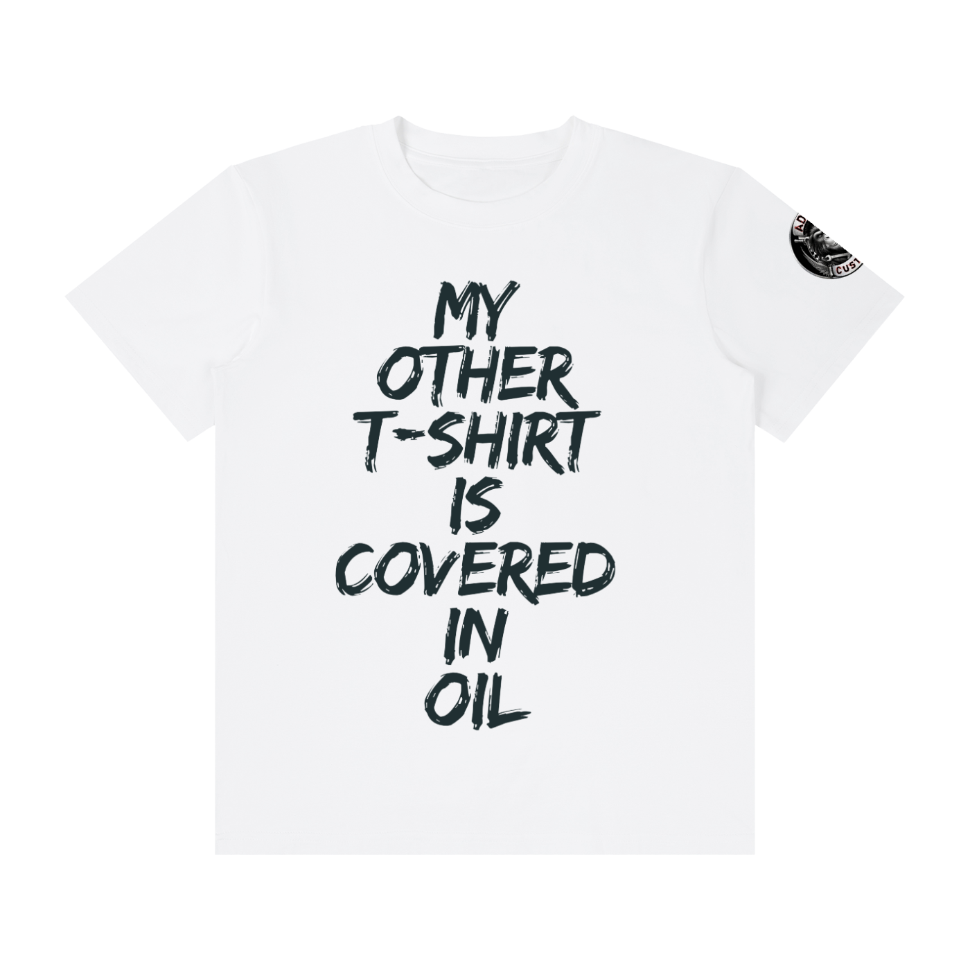 OIL ON MY OTHER T-SHIRT Unisex Classic Crew Neck Cotton T-Shirt