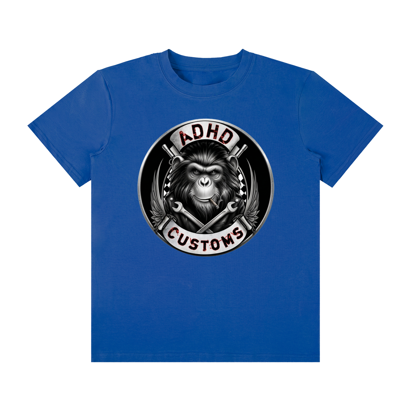 QR CODE Unisex Classic Crew Neck Cotton T-Shirt