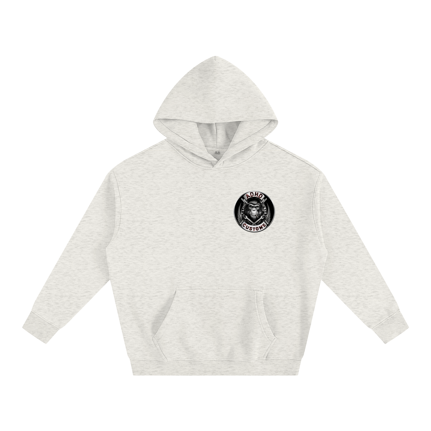 BORN AND BRED PETROL HEAD Oversize Fleeced Hoodie