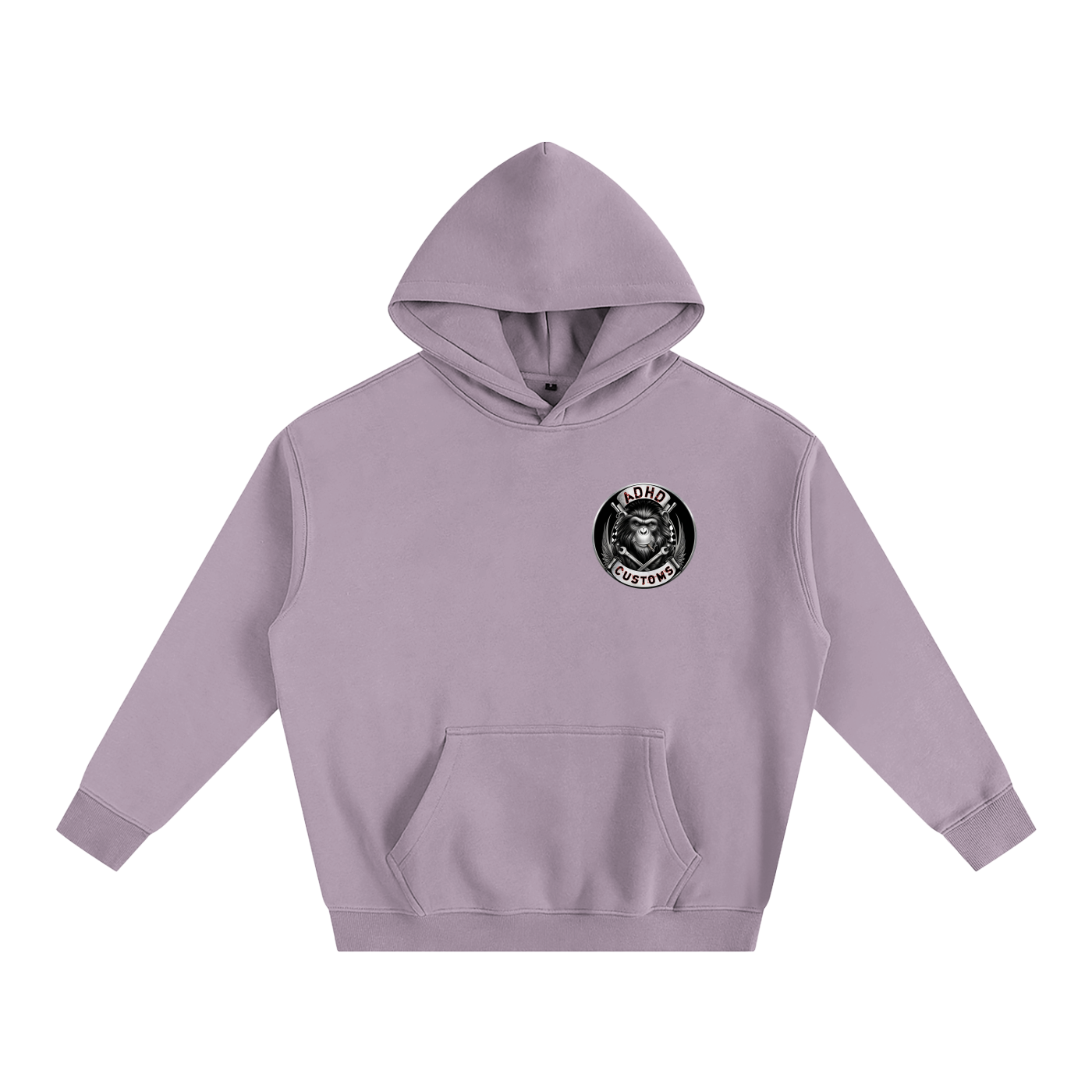 BORN AND BRED PETROL HEAD Oversize Fleeced Hoodie