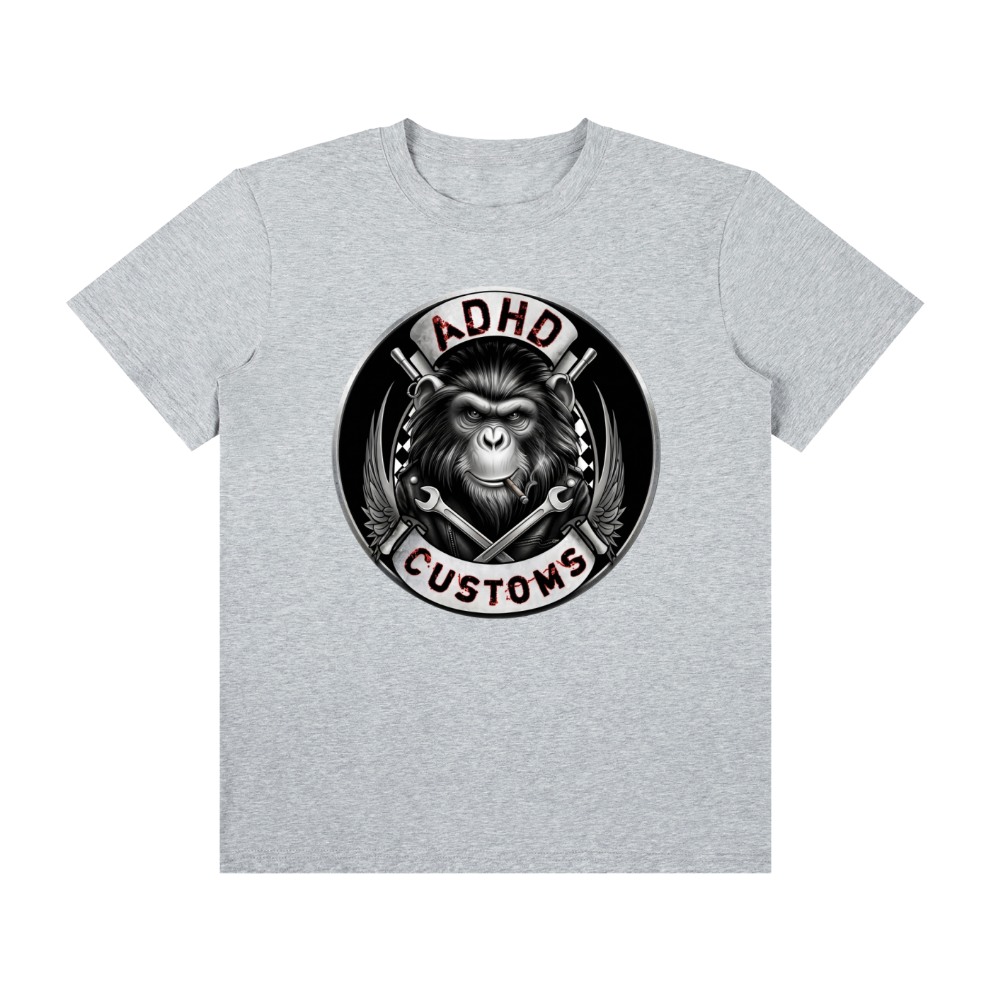 QR CODE Unisex Classic Crew Neck Cotton T-Shirt