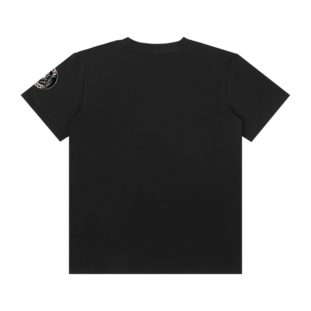 BORN AND BRED PETROL HEAD Unisex Classic Crew Neck Cotton T-Shirt