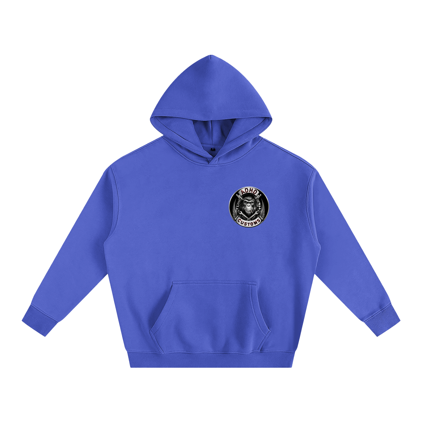 BORN AND BRED PETROL HEAD Oversize Fleeced Hoodie