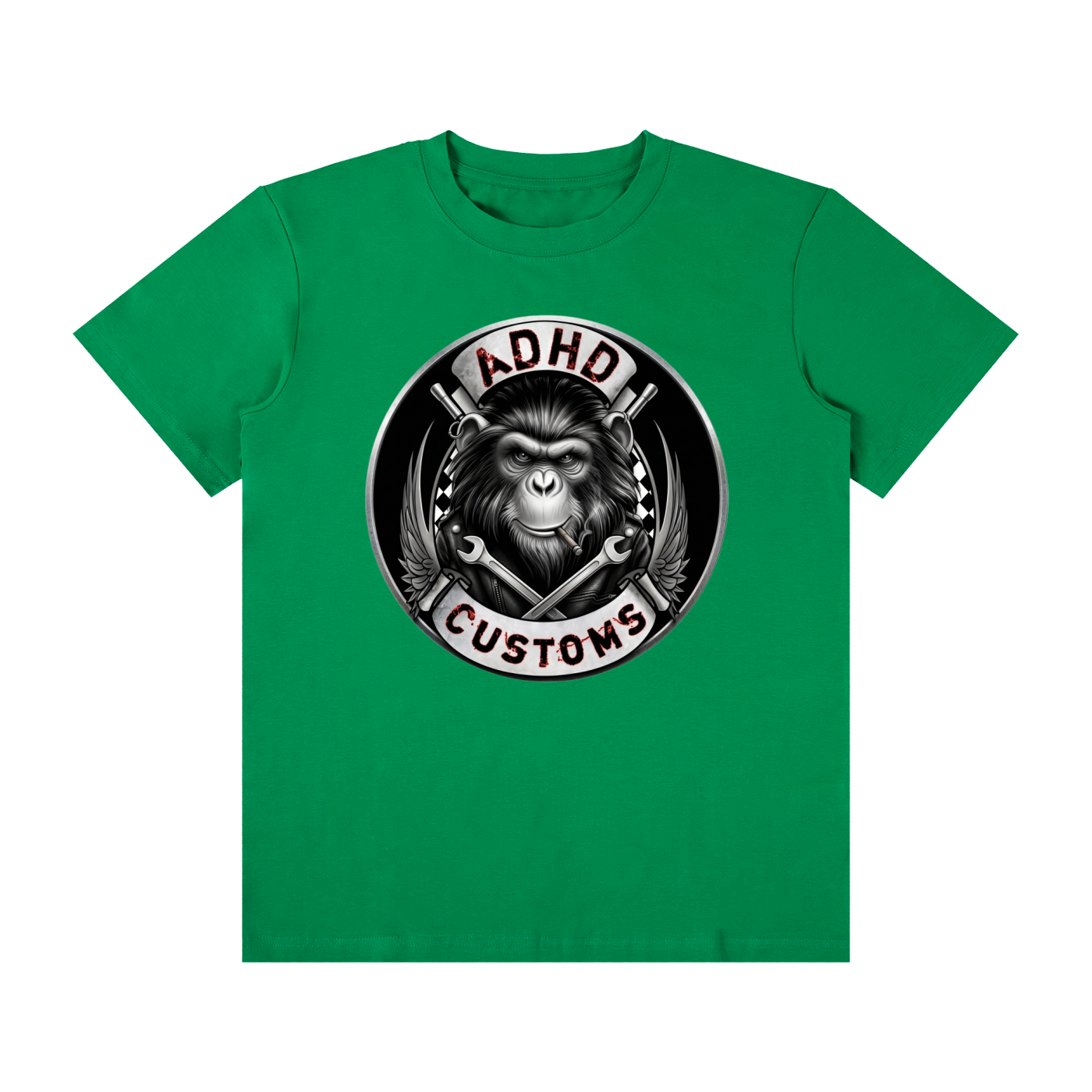 QR CODE Unisex Classic Crew Neck Cotton T-Shirt