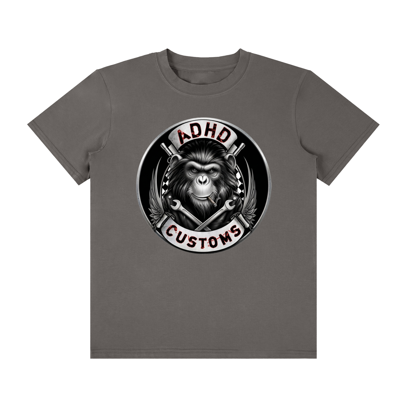 QR CODE Unisex Classic Crew Neck Cotton T-Shirt