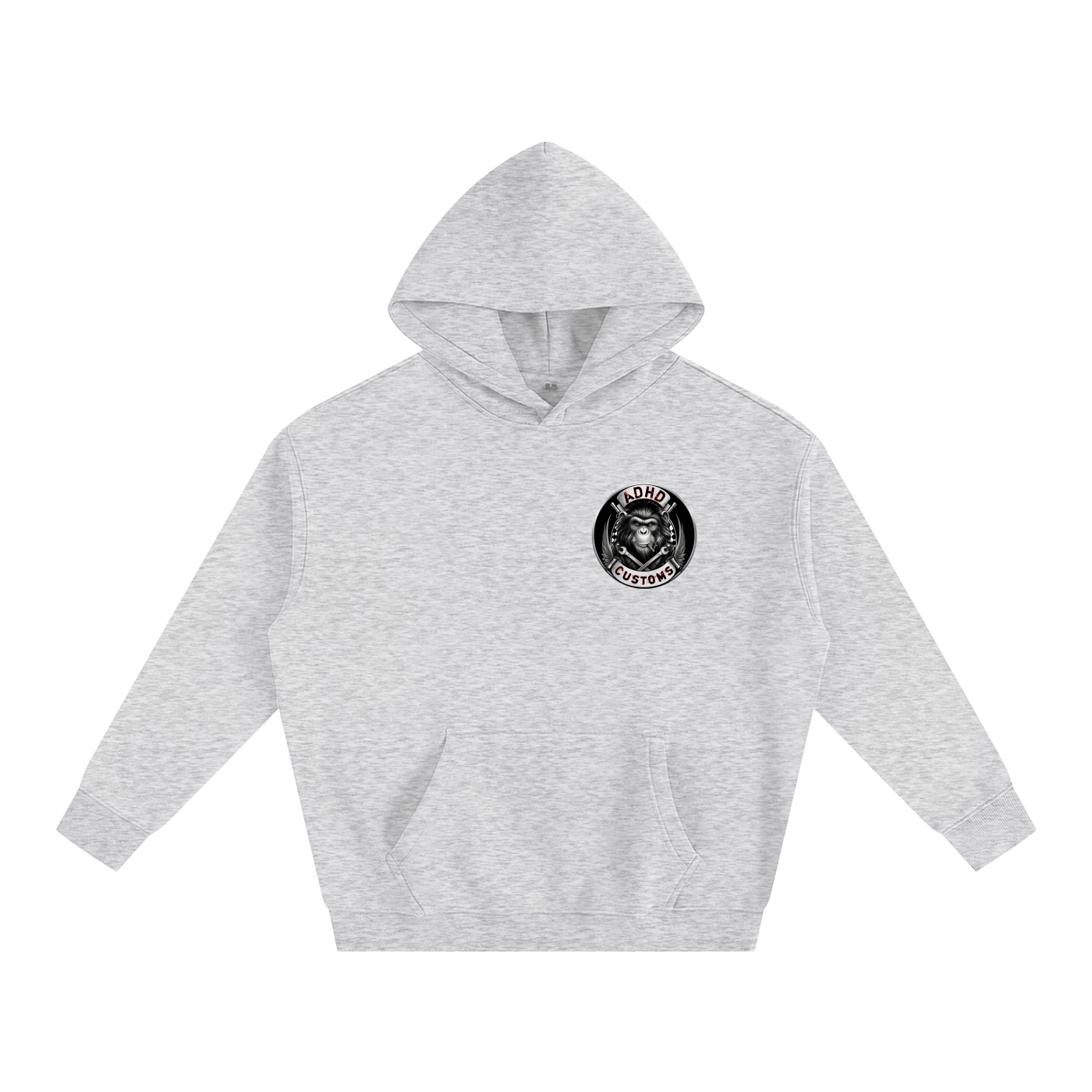 BORN AND BRED PETROL HEAD Oversize Fleeced Hoodie