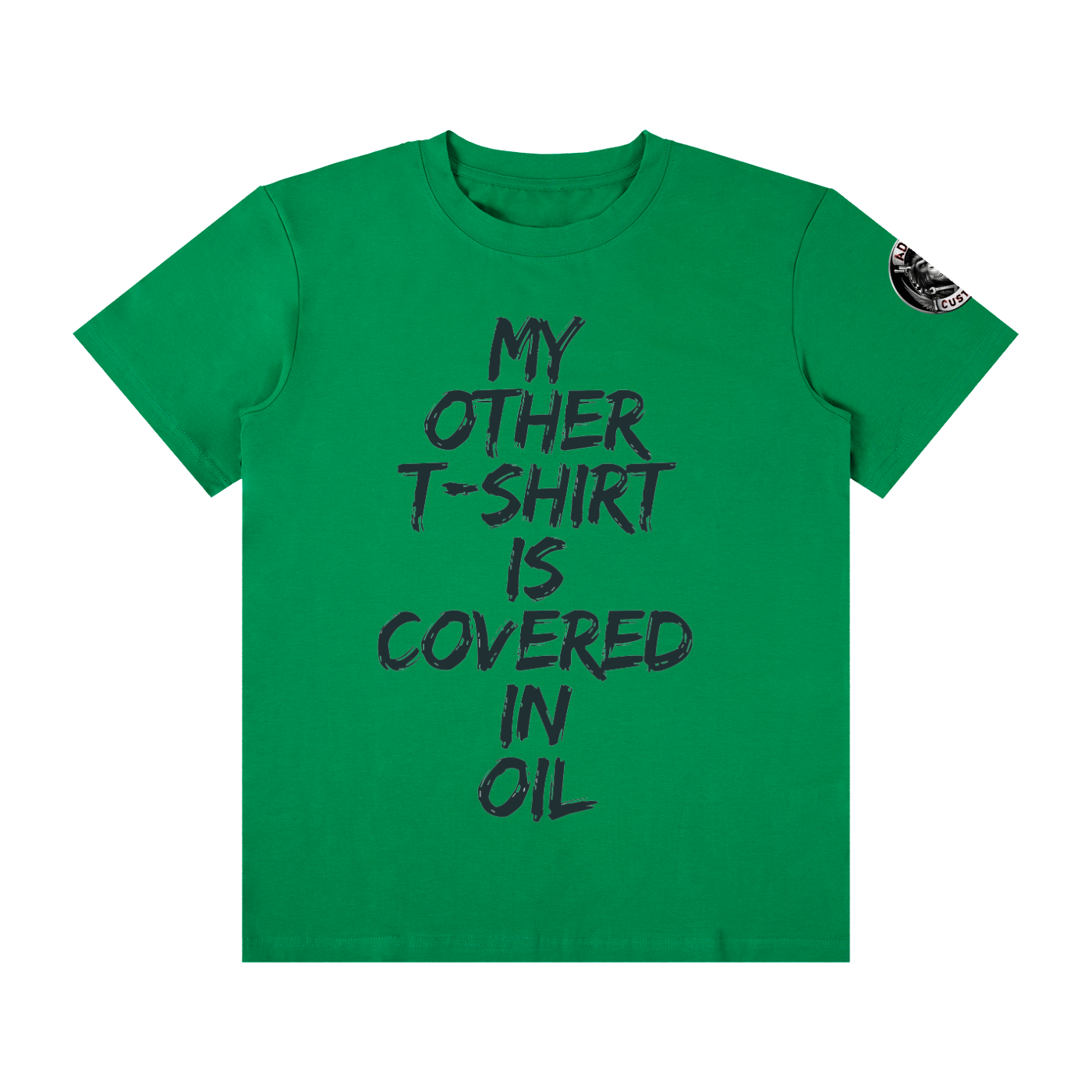 OIL ON MY OTHER T-SHIRT Unisex Classic Crew Neck Cotton T-Shirt