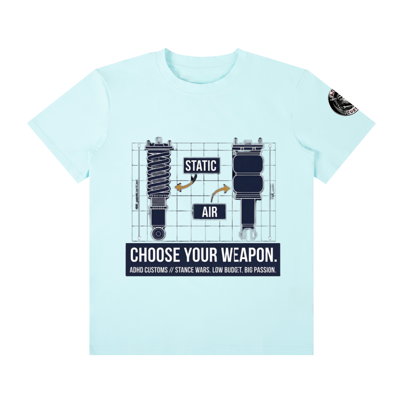 STANCE WARS Unisex Classic Crew Neck Cotton T-Shirt