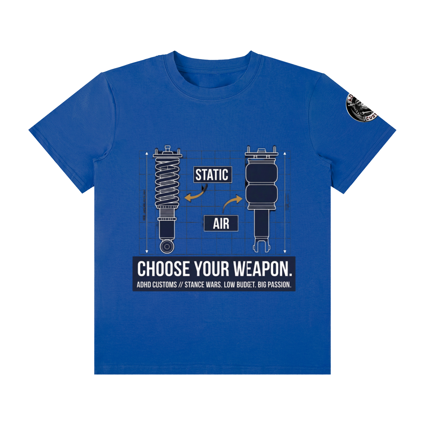 STANCE WARS Unisex Classic Crew Neck Cotton T-Shirt