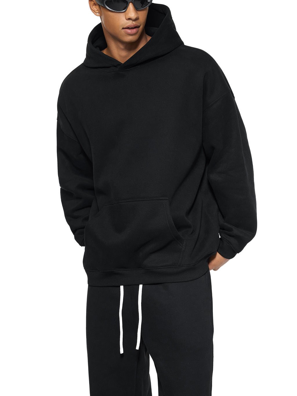 ADHD CAR GUY T-SHIRT (BACK PRINT) Oversize Fleeced Hoodie