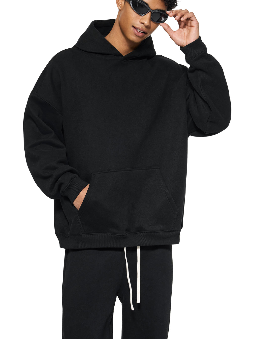 ADHD CAR GUY T-SHIRT (BACK PRINT) Oversize Fleeced Hoodie